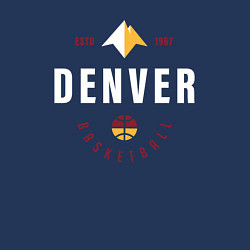 Свитшот хлопковый мужской Denver basketball 1967, цвет: тёмно-синий — фото 2