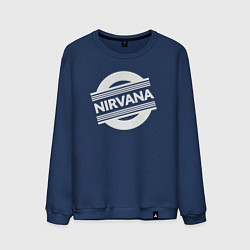 Свитшот хлопковый мужской Rock Nirvana, цвет: тёмно-синий