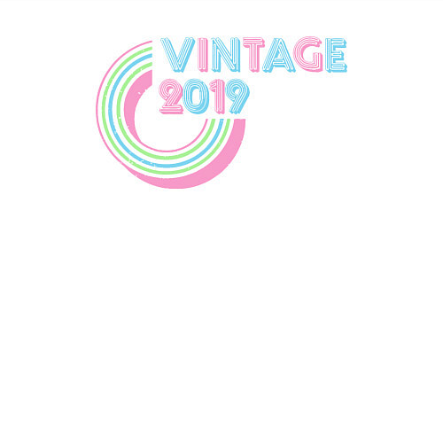 Мужской свитшот Винтаж 2019 / Белый – фото 3