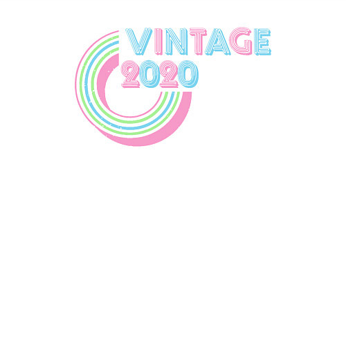 Мужской свитшот Винтаж 2020 / Белый – фото 3