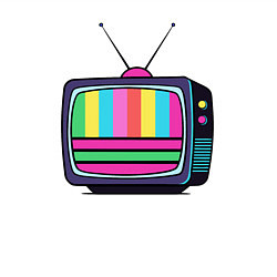 Свитшот хлопковый мужской Старый телевизор, цвет: белый — фото 2