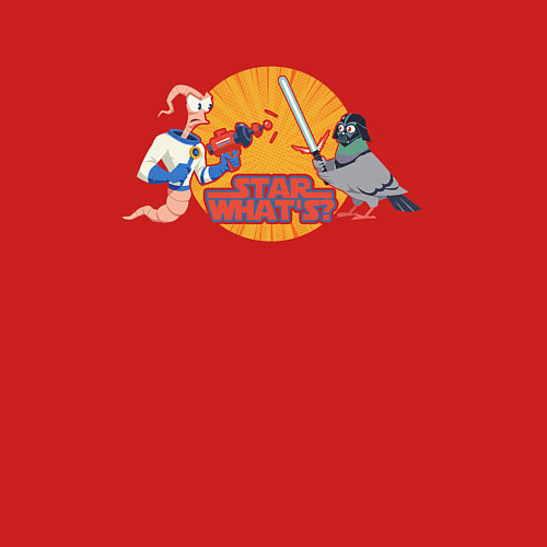 Мужской свитшот Star whats / Красный – фото 3