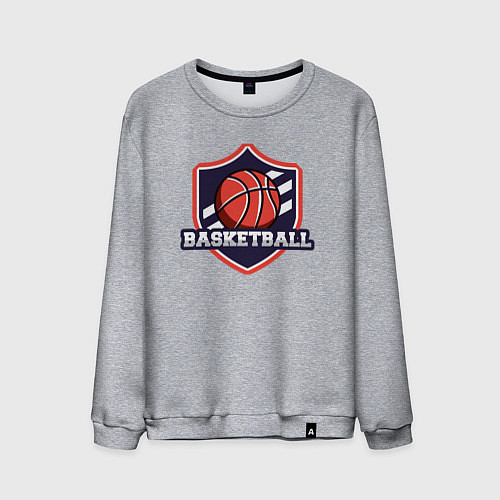 Мужской свитшот Basketball sport / Меланж – фото 1