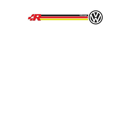 Мужской свитшот Volkswagen R / Белый – фото 3