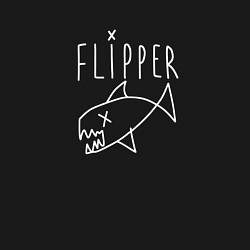 Свитшот хлопковый мужской Kurt cobain flipper, цвет: черный — фото 2