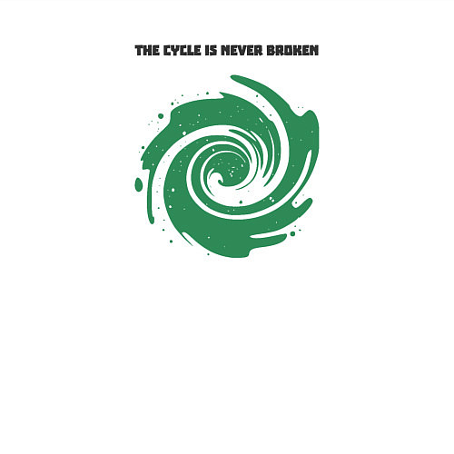 Мужской свитшот Круговорот / Белый – фото 3