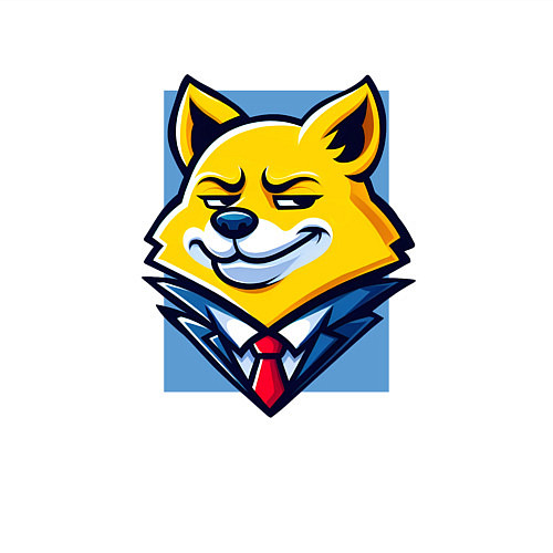 Мужской свитшот Ехидный лис / Белый – фото 3