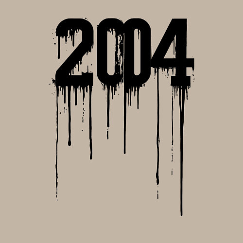 Мужской свитшот Капающий 2004 / Миндальный – фото 3