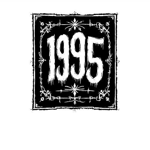 Мужской свитшот Готический стиль 1995 / Белый – фото 3