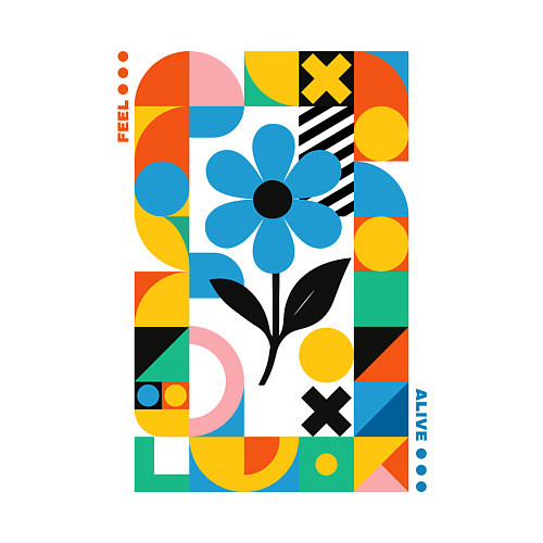 Мужской свитшот Fell alive / Белый – фото 3