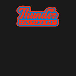 Свитшот хлопковый мужской Thunder - Oklahoma City, цвет: черный — фото 2