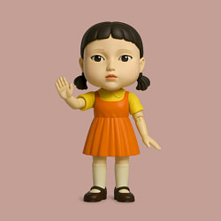 Свитшот хлопковый мужской Кукла с жестом стой, цвет: пыльно-розовый — фото 2