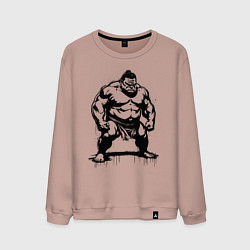 Мужской свитшот Грозный сумоист