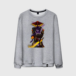 Свитшот хлопковый мужской Темпларка с Эмбером, цвет: меланж