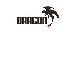 Свитшот хлопковый мужской Dragon, цвет: белый — фото 2