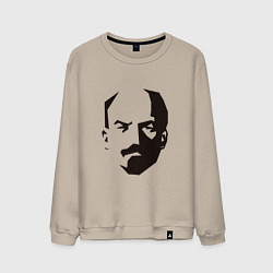 Мужской свитшот Владимир Ленин абстрактный портрет