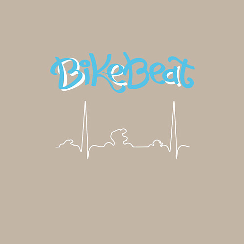 Мужской свитшот BikeBeat / Миндальный – фото 3