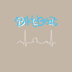 Свитшот хлопковый мужской BikeBeat, цвет: миндальный — фото 2