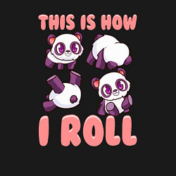 Свитшот хлопковый мужской Как я катаюсь, цвет: черный — фото 2