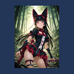 Свитшот хлопковый мужской Рори Меркурия в лесу, цвет: тёмно-синий — фото 2