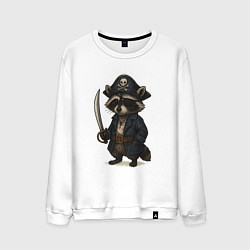Мужской свитшот Енот пират