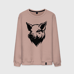 Мужской свитшот Свиная голова