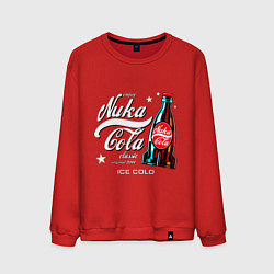 Свитшот хлопковый мужской Nuka cola - Fallout, цвет: красный