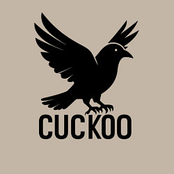 Свитшот хлопковый мужской Кукушка черная, цвет: миндальный — фото 2