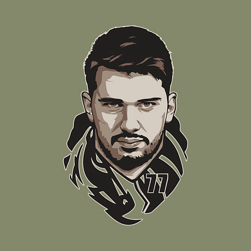 Мужской свитшот Лука 77 / Авокадо – фото 3