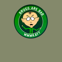 Свитшот хлопковый мужской Мистер Маки, цвет: авокадо — фото 2