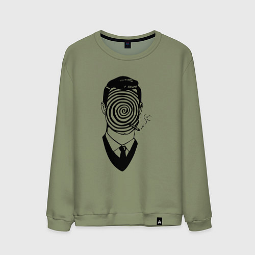 Мужской свитшот Человек-загадка / Авокадо – фото 1
