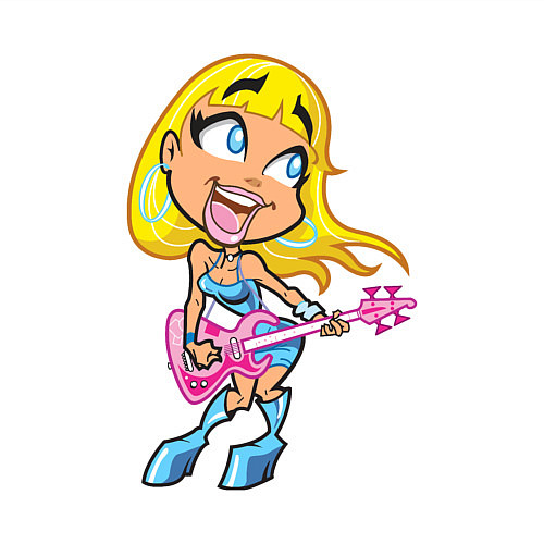 Мужской свитшот Роковая блондинка / Белый – фото 3