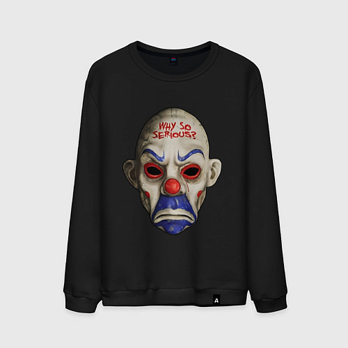 Мужской свитшот Маска джокера / Черный – фото 1