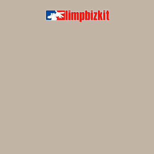 Мужской свитшот Limp Bizkit минималистик / Миндальный – фото 3