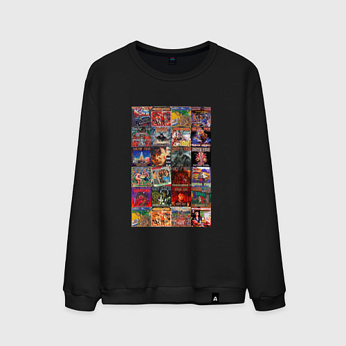 Мужской свитшот Сектор Газа - обложки / Черный – фото 1