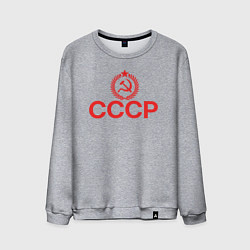 Свитшот хлопковый мужской Мы из страны СССР, цвет: меланж