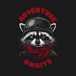 Свитшот хлопковый мужской Adventure awaits, цвет: черный — фото 2