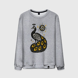 Мужской свитшот Диско Павлин