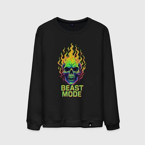 Мужской свитшот Beast mode / Черный – фото 1
