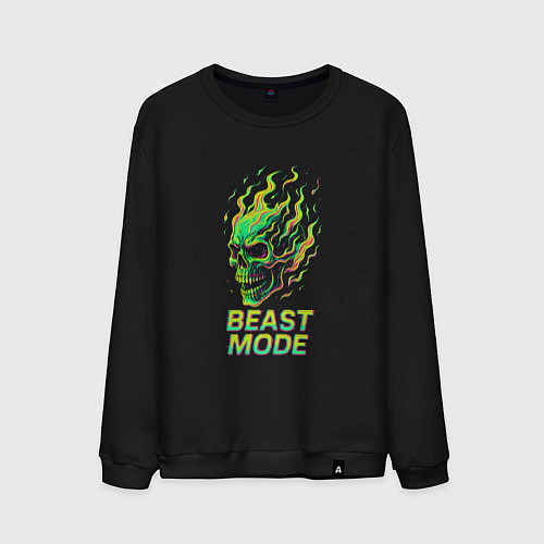 Мужской свитшот Режим зверя / Черный – фото 1