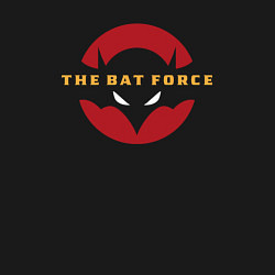 Свитшот хлопковый мужской The bat force, цвет: черный — фото 2