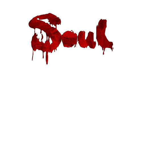 Мужской свитшот Soul red paint / Белый – фото 3