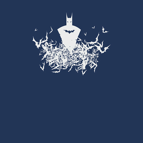 Мужской свитшот Batman vibe / Тёмно-синий – фото 3