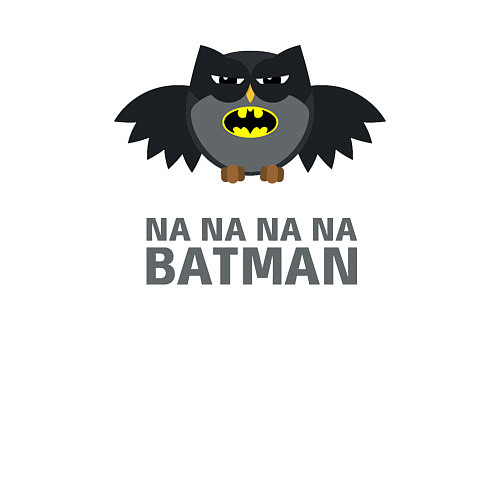 Мужской свитшот Owl Batman / Белый – фото 3