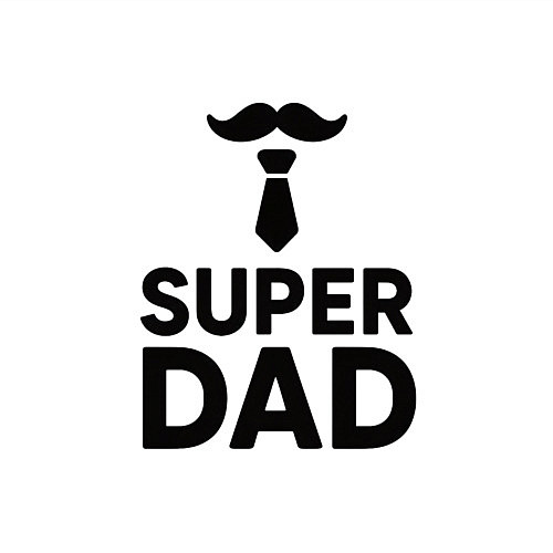 Мужской свитшот Superdad / Белый – фото 3