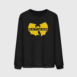 Свитшот хлопковый мужской Wu-tang Batman, цвет: черный