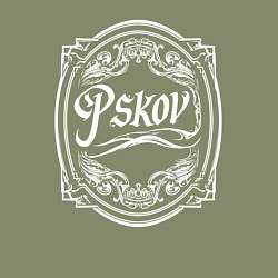 Свитшот хлопковый мужской Готический Псков, цвет: авокадо — фото 2