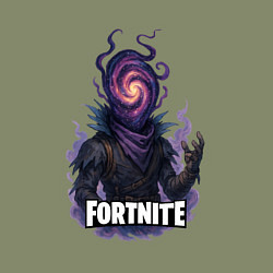 Свитшот хлопковый мужской Сюрреалистичный Рейвен Fortnite, цвет: авокадо — фото 2