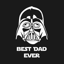 Свитшот хлопковый мужской Лучший папаня в мире, цвет: черный — фото 2