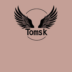 Свитшот хлопковый мужской Крылья Томска, цвет: пыльно-розовый — фото 2